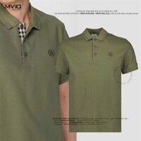 Polo Burberry Xanh Green TB Cổ Viền 8083156 A1468