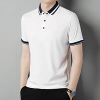 polo Cộc Tay T Áo sơ mi nam mùa hè cotton tay ngắn mới kiểu dáng rộng rãi cho bố T Áo sơ mi nam thời trang cỡ lớn