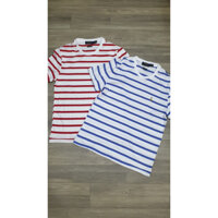 Polo Nữ Áo thun Nữ Sọc ngang Unisex RL  PWRL00024