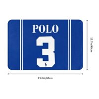 Polo-ralph LAUREN (6) Thảm trải sàn Flannel phòng tắm Nhà vệ sinh Thảm lót chân chống trượt Cửa thấm nước Nhanh khô Cửa vào Thảm cửa phòng khách Sofa Phòng ngủ Thảm lót sàn nhà vệ sinh 16x24in