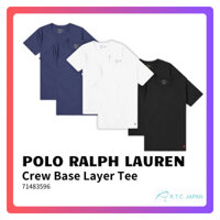 POLO Ralph Lauren đàn ông áo thun Crew Base Layer T-shirts 2 Pack White/Black/Navy S/M/L Cotton