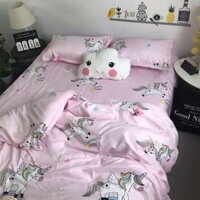 Poly - Ngựa pony hồng xinh - Ga + Gối + Vỏ Chăn