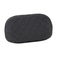 Polyester Office Chair Head Pillow Covers Stretch Fitted Removable - Black