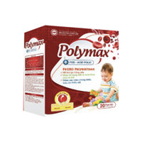 POLYMAX [Fe(III) Polymaltose] Bổ Sung Sắt, Inulin, Acid Folic Giảm Triệu Chứng Thiếu Máu Do Thiếu Sắt - Hộp