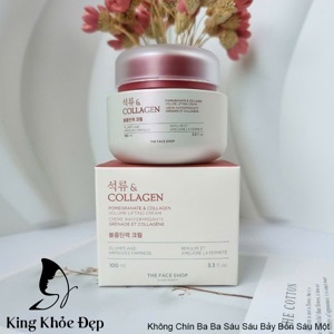 Kem chống lão hoá Pomegranate And Collagen Volume Lifting Cream The Face Shop