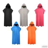 Poncho lướt sóng sợi nhỏ, Áo choàng tắm thay đồ ướt, Khăn đi biển có mũ trùm đầu đi biển