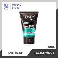 Pond 's Men Acne Solution Kháng Khuẩn Chống Mụn Rửa Mặt Cho Da Trong Suốt Và Năng Lượng Hơn 100g