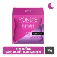 Pond's Kem Dưỡng Ẩm Ban Đêm Pond's Flawless Radiance Night Cream Làm Đều Màu Da 50g