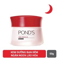 Pond's Kem Dưỡng Da Pond's Age Miracle Night Cream Chống Lão Hóa Ban Đêm 50g