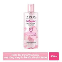 Pond's Nước Tẩy Trang Pond's Vitamin Micellar Water Brightening Rose Sáng Da 400ml