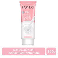 Pond's Sữa Rửa Mặt Pond's White Beauty Tone Up Milk Foam Dưỡng Trắng Nâng Tông 100g