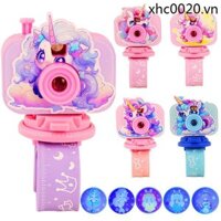 Pony Đồng Hồ Điện Tử Vòng Pony Papa Papa Vòng Tròn Dạ Quang Đồ Chơi Trẻ Em Mẫu Giáo Chiếu Vòng Tay Cô Gái