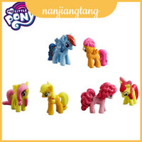 Pony My Little Unicorn Đồ Chơi Nhân Vật Không Độc Hại Pvc Bánh Toppers Đồ Trang Trí Nhà