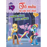 Pony Tô Màu Và Các Trò Chơi - Phong Cách Năng Động Tặng Kèm Sticker