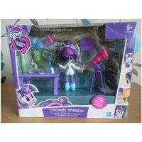 PONY 🌼 TWILIGHT SPARKLE - HỘP búp bê 12cm & Phụ kiện PHÒNG THÍ NGHIỆM KHOA HỌC - MY LITTLE PONY PLAYSET