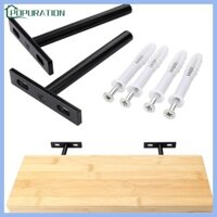 Pop 4 6 8 Chiếc Vô Hình Treo Tường Gấp Bàn Kệ Chân Đế Che Khuyết Điểm Kệ Giá Đỡ Cho DIY Cải Thiện Nhà Projec