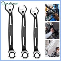 Pop 6mm-22mm Ratchets Cờ lê DualUse Plums Blossoms Open End Universal StainlessSteel Spanners để sửa chữa ô tô