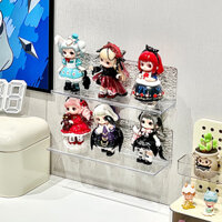 Pop Mart crybaby Molly Baby three Kệ thu thập hộp mù Treo tường thu thập Hộp trưng bày Minh bạch Acrylic lego Tay làm Giá đỡ