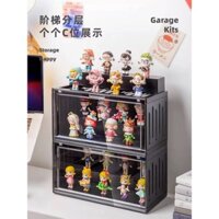 Pop Mart Hộp Bí Ẩn Lưu Trữ Hiển Thị Hộp Đứng Tủ Acrylic Trong Suốt Tay Lego Văn Phòng Búp Bê Búp Bê Hộp Đựng Tường