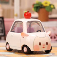Popmart chính thức popcar labubu Những Con Quái vật dễ thương xe tư nhân loạt mù hộp nhà để xe Kit sinh nhật hiện tại popmart chính thức