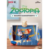 Popmart Crazy Zootopia Nổi Bật Series Cảnh Cầm Tay Hộp Mù Đồ Chơi Quà Tặng Popmart Chính Thức