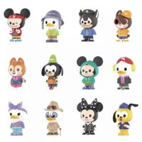 POPMART Disney Mickey Family Street Series Hộp bí ẩn Quà tặng trang trí tay