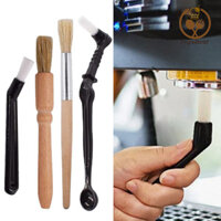 Popubear-8 Cái / bộ Tay Cầm Bằng Gỗ Lông Mềm Bàn Chải Làm Sạch Máy Cà Phê Espresso Bàn Chải Làm Sạch Bộ Dụng Cụ Nhà Bếp