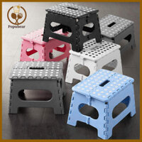 Popubear Chống Trơn Trượt Ghế Gấp Hạng Nặng Ghế Gấp Di Động Có Tay Cầm Ghế Nhựa Hạng Nặng Cho Nhà Bếp Phòng Tắm Cắm Trại Ngoài Trời Câu Cá Cho Đông Nam