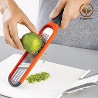 Popubear-ginger Dụng Cụ Xay Có Tay Cầm Thép Không Gỉ Lemon Zester Mini Grater Cho Tỏi Hạt Phô Mai Fine Shreds Máy Cắt Rau Chống Trơn Trượt Grip Grater