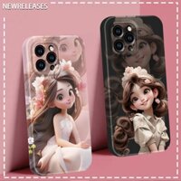 Popular High Quality All Inclusive and Anti Drop PC Apple Phone Case Suitable for iPhone 15, 14, 13, 12, 11 ProMax Phone Case Cute Dopamine Pink Big Eyes Cartoon Girl Pattern iPhone XR XSMax 7, 8Plus, 6S Plus Phone Case Women's Phone Case