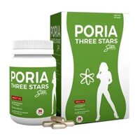 Poria Three Star Slim Phục Linh 3 sao 36 viên – Viên uống giảm cân