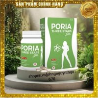 Poria Three Star Slim Phục Linh 3 sao 36 viên – Viên uống giảm cân