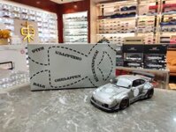 Porsche 911 993 RWB 1:18 GT Spirit ( Silver )