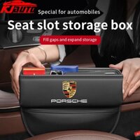 Porsche Túi Da pu Đựng Đồ Gắn Khe Hở Ghế Ngồi Xe Hơi porsche carrera gts turbo macan cayenne cayman 718 911 panamera
