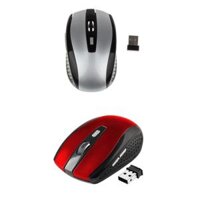 Portable 1800DPI Wireless Mouse Mice For LaptopDesktop with Receiver 2Pcs
