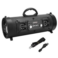 Portable Bluetooth Speakers, Deep Bass&Stereo Sound Flashing Effect Speaker with FM Radio Double Microphone Input Interface High Power Home Audio S...