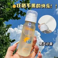 Portable Crystal Sunscreen Spray Refreshing Isolation UV Outdoor Travel Portable Student Party Military Training Waterpr