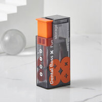 Portable Dental Floss Storage Box Carry-on Press & Go Floss Organiser Lighter Style Floss Holder With Floss