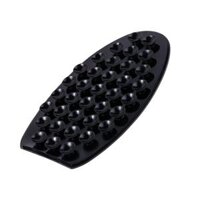 Portable Double Sided Suction Cups for Bathroom Toothpaste Handwashing Fluid - black oval