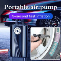 【Portable Essential】Handheld car air pump Fast Inflation in 5 Seconds for Cars/Balls/Bicycles/Electric Vehicles/Motorcycles High Power Quick Safe Air Compressor
