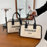 Portable Makeup Bag[Portable High-Value Bestseller]Large Capacity Trend ins Cosmetic Canvas Shop Toiletry Bag Storage Bag Travel