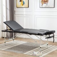 Portable Massage Bed/Spa Bed/84 Inch long 3 Section Alu/Adjustable Folding Massage Table