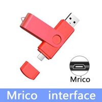Portable OTG USB 2TB Flash Drive Type C  Micro Pen Drive 2TB USB Stick 3.0 Pendrive 2TB U Disk For PC Laptop Mobile Phone Color Red Micro