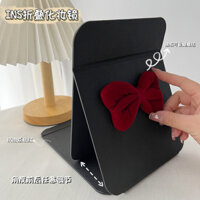 Portable Student Small Mirror Folding Large Cute Stand Dressing Table Makeup Mirror Dormitory DesktopinsWind