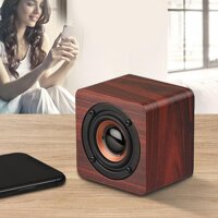 Portable Wooden Bluetooth4.2 Speaker Wireless High Volume Multimedia Speaker 1200mAh Battery &amp; Cable - Color 2