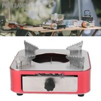 Portland Bếp cồn Di động Loại ngăn kéo Rượu rắn cho cắm trại ngoài trời Du lịch Thịt nướng màu đỏ