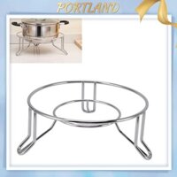 Portland Giá thép không gỉ giá đỡ vòng tròn Trivet Cấu trúc ổn định điện trở nhiệt nhẹ cho bàn ăn nhà bếp