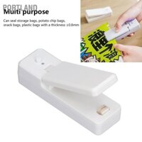 Portland Máy hàn miệng túi mini cầm tay có nam châm sạc USB nhựa dùng cho nhà bếp gia đình