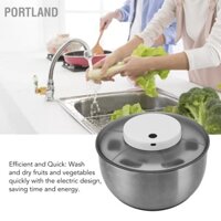 Portland Salad Spinner Điện Rau Củ Nhanh Chóng Eash Quay Khô Xanh Trái Cây Dụng Cụ Nhà Bếp Nấu Ăn Tại