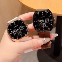 Poshi mứt tangan wanita Perempuan Đồng hồ thạch anh nữ chống thấm nước Thời trang nữ Dây đeo silicon thanh lịch Phong cách Hàn Quốc Đồng hồ đeo tay nữ
